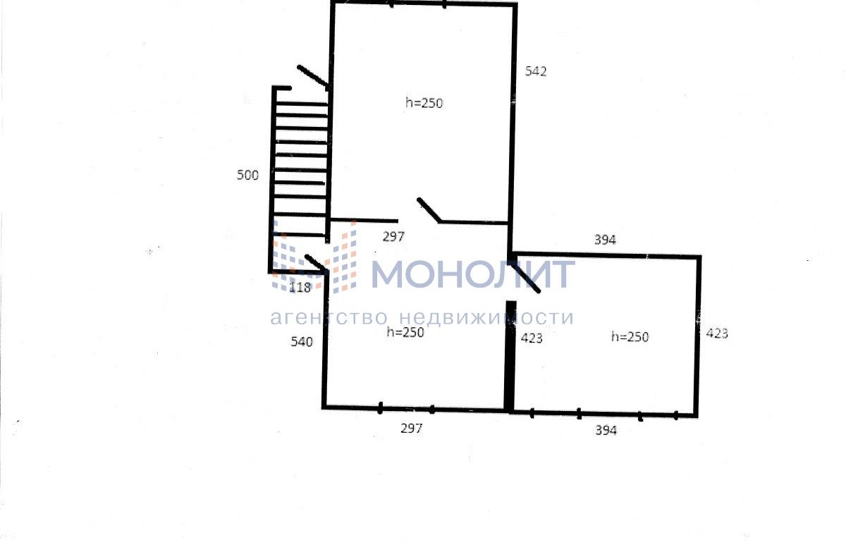 Помещение свободного назначения, 48.7 м² – г. Гагино с, ул. Терехина, 3.  Код объекта: 1384444